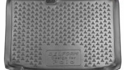 789 р. Коврик в багажник (хетчбек) Delform (полиуретан) Volkswagen Polo 5 хэтчбек дорестайлинг (2009-2015)  с доставкой в г. Калуга. Увеличить фотографию 1