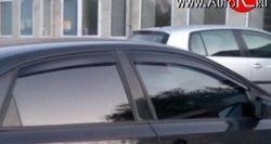 1 849 р. Комплект дефлекторов окон SkyLine Volkswagen Polo 5 седан дорестайлинг (2009-2015)  с доставкой в г. Калуга. Увеличить фотографию 1