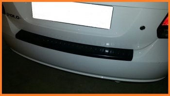 1 089 р. Накладка защитная на задний бампер Yuago  Volkswagen Polo  5 (2009-2015)  с доставкой в г. Калуга. Увеличить фотографию 1