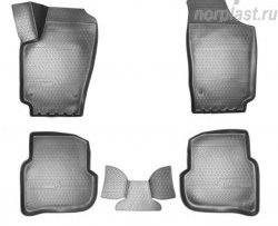Комплект ковриков в салон SD Norplast 3D Volkswagen (Волксваген) Polo (Поло)  5 (2009-2020) 5 седан дорестайлинг, хэтчбек дорестайлинг, седан рестайлинг, хэтчбек рестайлинг