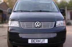 5 999 р. Декоративная вставка воздухозаборника Berkut Volkswagen Transporter T5 дорестайлинг (2003-2009)  с доставкой в г. Калуга. Увеличить фотографию 1