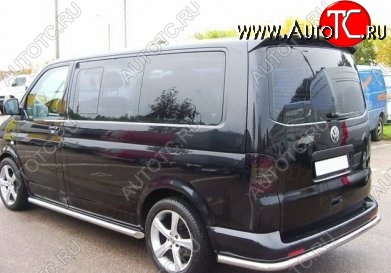 6 249 р. Лип спойлер CT Volkswagen Transporter T5 дорестайлинг (2003-2009) (Неокрашенный)  с доставкой в г. Калуга