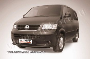 Защита переднего бампер Slitkoff Volkswagen Transporter T5 дорестайлинг (2003-2009)