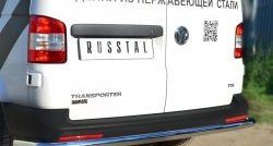 12 999 р. Защита заднего бампера (Ø63 мм, нержавейка) Russtal  Volkswagen Caravelle  T5 - Transporter  T5  с доставкой в г. Калуга. Увеличить фотографию 2