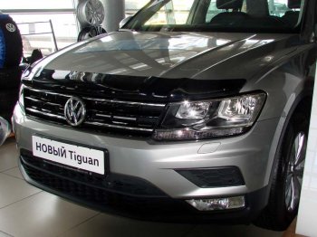 Дефлектор капота SIM Volkswagen (Волксваген) Tiguan (Тигуан)  Mk2 (2016-2020) Mk2 дорестайлинг