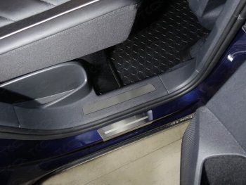 Пороги накладки задние ТСС Volkswagen Tiguan Mk2 рестайлинг (2020-2022)