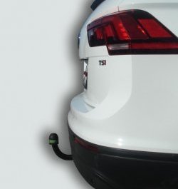 6 999 р. Фаркоп Лидер Плюс.  Volkswagen Tiguan  Mk2 (2016-2022) (Без электропакета)  с доставкой в г. Калуга. Увеличить фотографию 2
