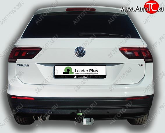 6 999 р. Фаркоп Лидер Плюс.  Volkswagen Tiguan  Mk2 (2016-2022) (Без электропакета)  с доставкой в г. Калуга
