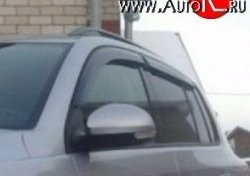 999 р. Комплект дефлекторов окон (ветровиков) 4 шт. Russtal Volkswagen Tiguan NF дорестайлинг (2006-2011)  с доставкой в г. Калуга. Увеличить фотографию 1