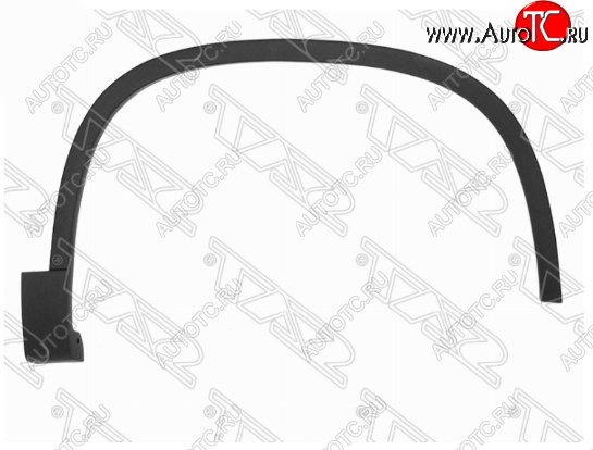 1 369 р. Правый молдинг арки крыла SAT (передний) Volkswagen Tiguan NF рестайлинг (2011-2017)  с доставкой в г. Калуга