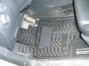 Коврики салона Aileron (3D с подпятником) Volkswagen Tiguan NF дорестайлинг (2006-2011)