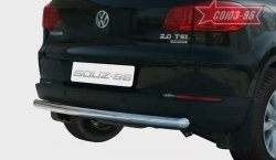 10 574 р. Защита заднего бампера Souz-96 (d60) Volkswagen Tiguan NF дорестайлинг (2006-2011)  с доставкой в г. Калуга. Увеличить фотографию 1