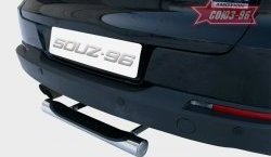Защита заднего бампера с проступью Souz-96 (d76) Volkswagen Tiguan NF рестайлинг (2011-2017)