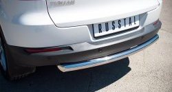17 599 р. Одинарная защита заднего бампера из трубы диаметром 63 мм (Sport & Style) Russtal  Volkswagen Tiguan  NF (2011-2017)  с доставкой в г. Калуга. Увеличить фотографию 3