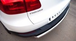 13 999 р. Одинарная защита заднего бампера из трубы диаметром 63 мм (Track & Field) Russtal  Volkswagen Tiguan  NF (2011-2017)  с доставкой в г. Калуга. Увеличить фотографию 3