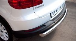 14 399 р. Защита заднего бампера (Ø76 мм, нержавейка,Track & Field) Russtal  Volkswagen Tiguan  NF (2011-2017)  с доставкой в г. Калуга. Увеличить фотографию 2