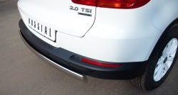13 299 р. Защита заднего бампера (Ø75x42 мм, нержавейка) Russtal  Volkswagen Tiguan  NF (2011-2017)  с доставкой в г. Калуга. Увеличить фотографию 4