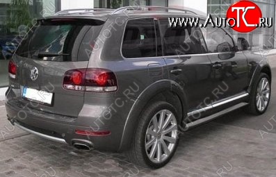 9 649 р. Накладки на колёсные арки CT v2 Volkswagen Touareg GP рестайлинг (2006-2010) (Неокрашенные)  с доставкой в г. Калуга