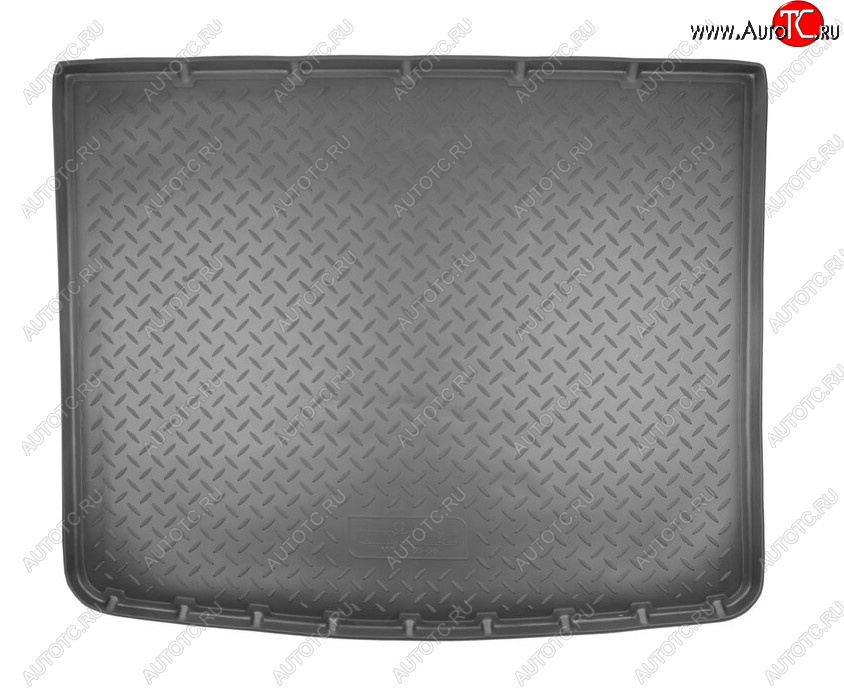 1 789 р. Коврик в багажник Norplast Unidec (2-х зонный климат контроль)  Volkswagen Touareg  NF (2010-2018) (Цвет: черный)  с доставкой в г. Калуга