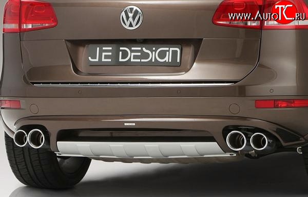 9 799 р. Накладка Je DESIGN на заднюю дверь автомобиля 7P Volkswagen Touareg NF дорестайлинг (2010-2014)  с доставкой в г. Калуга