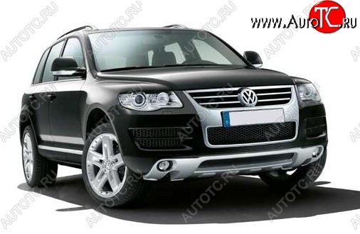 26 999 р. Накладка на передний бампер CT v3 Volkswagen Touareg NF дорестайлинг (2010-2014) (Неокрашенная)  с доставкой в г. Калуга