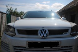 5 649 р. Решетка радиатора ABT STYLE Volkswagen Touareg NF дорестайлинг (2010-2014) (Неокрашенная)  с доставкой в г. Калуга. Увеличить фотографию 3