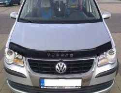 999 р. Дефлектор капота (рестайлинг) Russtal  Volkswagen Touran  1T (2003-2006) дорестайлинг минивэн  с доставкой в г. Калуга. Увеличить фотографию 1