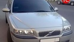 3 399 р. Реснички Sport на фары Volvo S80 AS60 седан дорестайлинг (2006-2010) (Неокрашенные)  с доставкой в г. Калуга. Увеличить фотографию 1