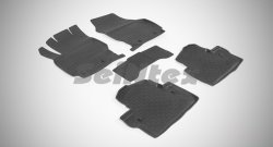 Износостойкие коврики в салон с высоким бортом SeiNtex Premium 4 шт. (резина) Volvo XC70 дорестайлинг (2007-2013)