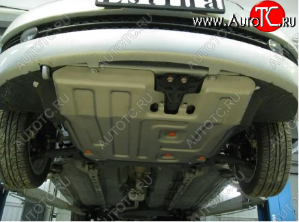 11 999 р. Защита картера двигателя и КПП ALFECO  Vortex Estina (2008-2014) (Алюминий 3 мм)  с доставкой в г. Калуга
