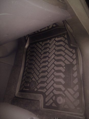 1 499 р. Комплект ковриков в салон Aileron 3D (с подпятником)  Zotye T600 (2014-2021)  с доставкой в г. Калуга. Увеличить фотографию 3